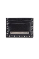 WESTERN STUD CARD WALLET IN BLACK image 1