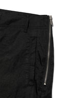 ZIPPER DETAIL NYLON PANTS IN BLACK image 16