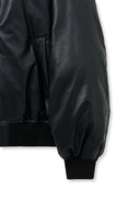 FAUX LEATHER DOWN JUMPER FOR MEN IN BLACK image 15