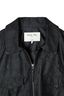 WESTERN DETAIL DENIM LIKE BLOUSON IN BLACK image 13