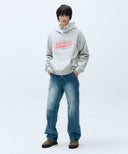 M CRINKLE WASHED DENIM PANTS IN BLUE image 2