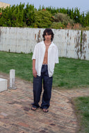 ZIGZAG STITCH POINT SHIRT FOR MEN IN WHITE image 10