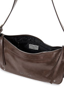 RIVET POINT QUAD SHOULDER BAG IN BROWN image 8