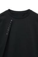 TUCK POINT LONG SLEEVE TOP FOR MEN IN BLACK image 3