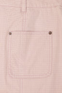 POCKET FOLDOVER WRAP MINI SKIRT IN INDIAN PINK image 14
