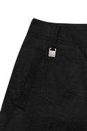 ZIPPER DETAIL NYLON PANTS IN BLACK image 15