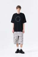 MATIN KIM CIRCLE LOGO TOP FOR MEN IN BLACK image 8