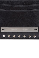 WESTERN STUD CARD WALLET IN BLACK image 4
