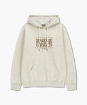 CLASSIC LOGO EMBROIDERY HOODIE (BRUSHED) IN OATMEAL image 6
