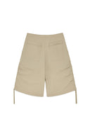 NYLON STRING HALF PANTS IN BEIGE image 2