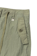 STRING NYLON CARGO PANTS IN KHAKI image 15