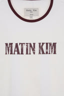 STUD LOGO RINGER TOP IN WHITE image 14