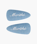 KIDS W TRIANGLE HAIR PIN 2PACK IN LIGHT BLUE image 6