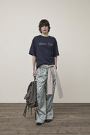 VINTAGE LOGO GRAPHIC TOP IN NAVY image 9
