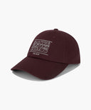 DOODLE CLASSIC LOGO COVERED CAP IN BURGUNDY image 7