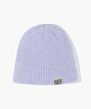 CLASSIC LOGO HAIRY BEANIE IN LIGHT PURPLE image 7