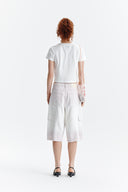 PATTERN ARTWORK LOGO CROP TOP IN WHITE image 17