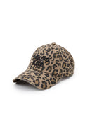 MATIN LEOPARD VOLUME LOGO BALL CAP IN DARK BEIGE image 7