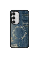 MATIN KIM X CASETIFY DENIM CIRCLE CASE IN BLUE image 19