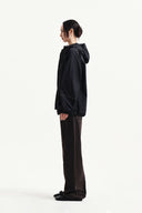 BACK LOGO HOODY WIND BREAKER IN BLACK image 19