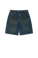 CARPENTER BERMUDA DENIM PANTS IN CHARCOAL GREY image 11