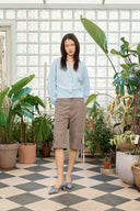 BACK LOGO SEE THROUGH CARDIGAN FOR WOMEN IN LIGHT BLUE image 9