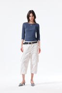 3/4 SLEEVE TOP & TANK LAYERED SET IN SMOKE BLUE image 11