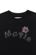 BUBBLY GRAPHIC PRINTING TOP IN BLACK image 13