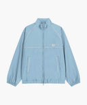 CLASSIC LOGO HIGH NECK WIND JACKET IN ASH BLUE image 6