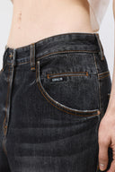 TWISTED SEAM DENIM PANTS IN DARK GRAY image 11