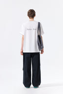 TONAL RIB BACK LOGO TOP FOR MEN IN WHITE image 7