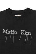 LOGO THREAD POINT CROP TOP IN BLACK image 15