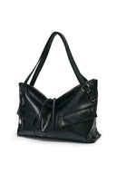 WIDE NEMO BIG SHOULDER BAG IN BLACK image 7