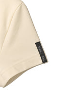 SLIT BUTTON POINT CROP TOP IN IVORY image 17