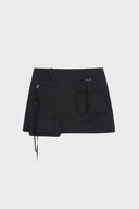 TWO WAY CARGO MINI SKIRT IN KHAKI image 13