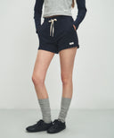 W BASIC SWEAT SHORTS IN NAVY image 18