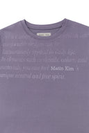 LOGO POINT LETTERING GRAPHIC TOP IN PURPLE image 13
