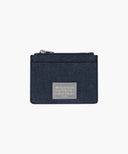CLASSIC LOGO ZIP CARD WALLET IN BLACK image 16