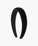REGULAR LOGO VELVET HAIR BAND IN BLACK image 9