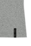 LABEL DETAIL HALTER TANK TOP IN GRAY image 4