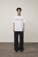 STAMP LOGO GRAPHIC OVERSIZE TOP FOR MEN IN WHITE image 11