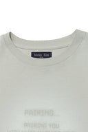 PAIRING LOGO PRINTING TOP FOR MEN IN LIGHT GRAY image 12