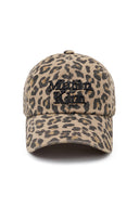 MATIN LEOPARD VOLUME LOGO BALL CAP IN DARK BEIGE image 5