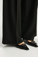 BUCKLE STILETTO SLING BACK HEELS IN BLACK image 4