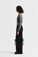 ESSENTIAL BOAT NECK KNIT TOP IN GRAY image 16