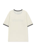 MATIN LOGO RINGER TOP FOR MEN IN CREAM image 3
