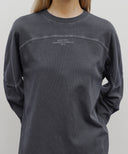 INCISION DYEING LONG SLEEVE IN NAVY image 20