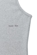 SMALL LOGO PINTUCK SLEEVELESS TOP FOR MEN IN GRAY image 10