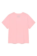STICKER GRAPHIC LOGO TOP IN PINK image 2