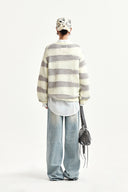 HEAVY DESTROYED DENIM PANTS IN LIGHT BLUE image 19